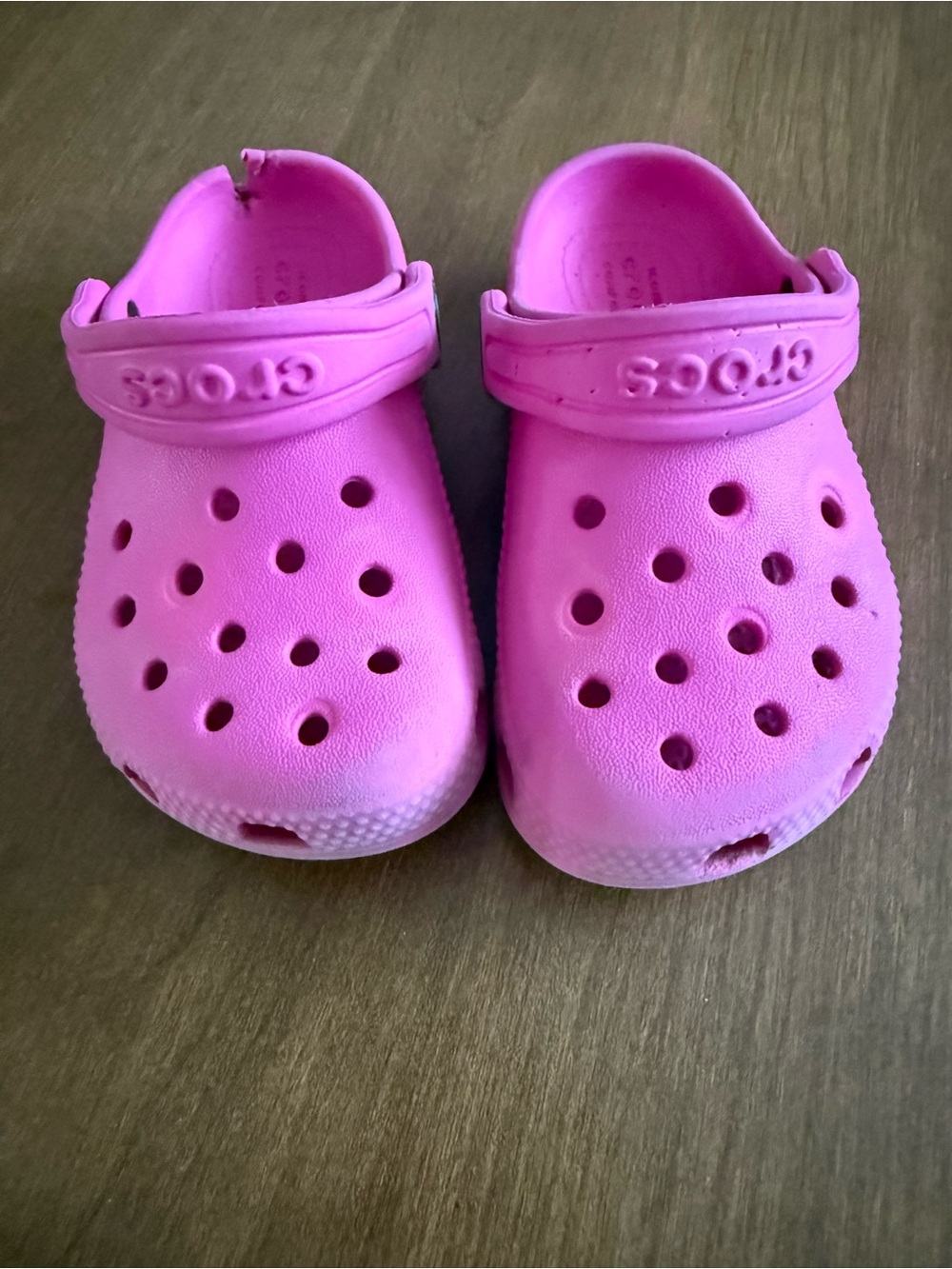 CROCS Kids Pink Classic Clog - Bright Pink